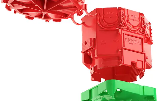 KAISER 1265-12 B¹ Decken-Verbindungsdose Ortbeton | 35 mm