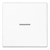 JUNG SPLS101KO5WW KNX-Wippe F10 Serie LS 1-fach, mit Lichtleiter | alpinweiß