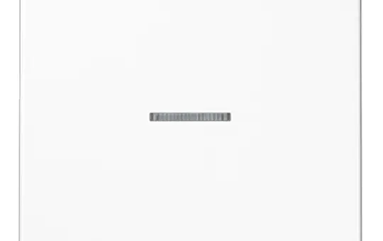 JUNG SPLS101KO5WW KNX-Wippe F10 Serie LS 1-fach, mit Lichtleiter | alpinweiß