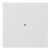 GIRA 5171112 KNX-Tastsensor Flächenschalter 1-fach | reinweiß glänzend
