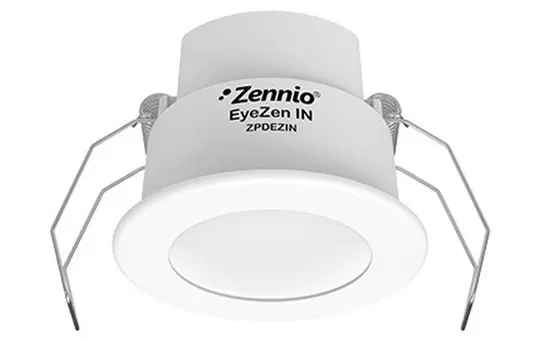 ZENNIO ZPDEZINW Decken-Bewegungsmelder mit Infrarotsensor | weiß