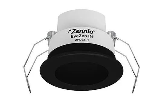 ZENNIO ZPDEZINA Decken-Bewegungsmelder mit Infrarotsensor | schwarz