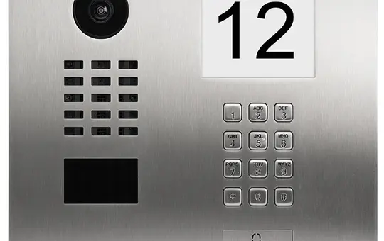 DOORBIRD D2101IKH IP-Video-Türstation UP (423869875) 1-fach, Infomodul, Keypad, horizontal | edelstahl V2A gebürstet