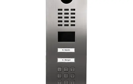 DOORBIRD D2102KV IP-Video-Türstation (423871205) 2-fach, Keypad | edelstahl V2A gebürstet