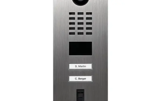 DOORBIRD D2102FV IP-Video-Türstation (423872530) 2-fach, Fingerprint 50 | edelstahl V2A gebürstet