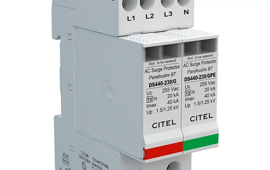 CITEL 311732 kompakter Überspannungsschutz Typ 2 4-polig, TT, Imax= 40 kA