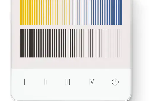 LUNATONE 24035410-PS-G03A DALI-2 Touchpanel 4 Szenen, TW (Dimmen), 70 mA