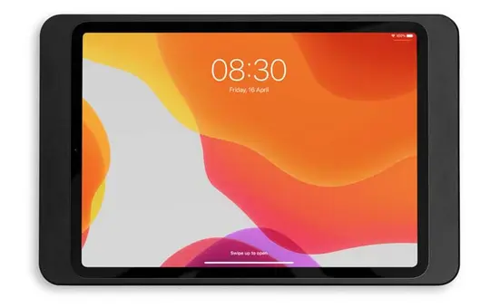 DISPLINE DSP-2-10-1100-12 Wandhalterung Dame Wall iPad Air 4 10,9 Zoll & iPad Pro 11 Zoll | schwarz eloxiert