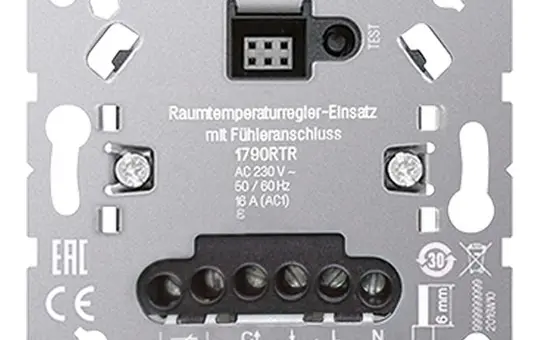 JUNG 1790RTR Raumthermostat-Einsatz 230 V, Fühleranschluss