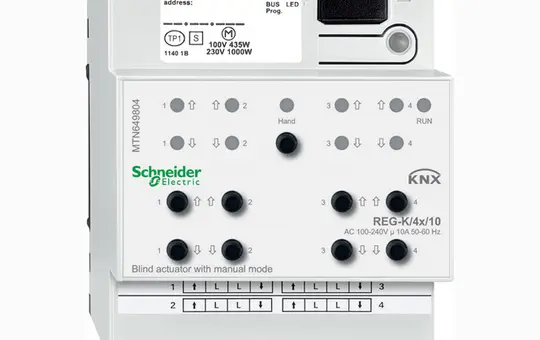 SCHNEIDER MTN649804 KNX-Jalousieaktor 4-fach
