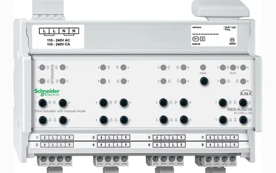 SCHNEIDER MTN649808 KNX-Jalousieaktor 8-fach