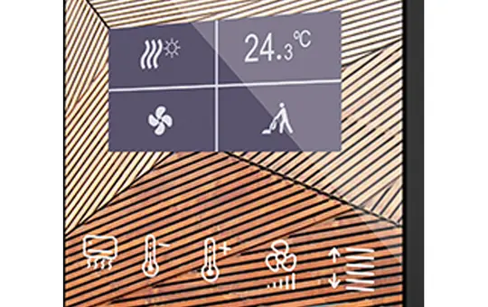 ZENNIO ZVIFDV2 KNX-Tastsensor Flat Display Standard | custom