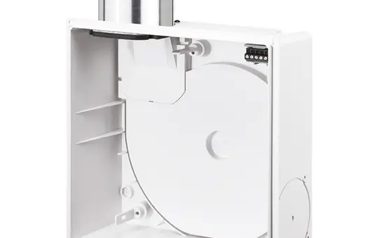 HELIOS 08114 Gehäuse mit Brandschutz UP Abluft universal u. Zweitanschluss möglich