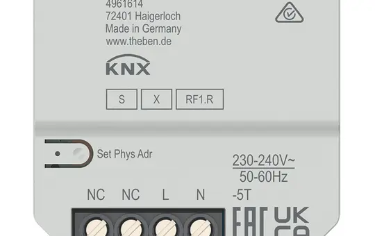 THEBEN TU 4 S KNX-RF-Tastschnittstelle 4-fach