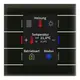 MDT BE-GT2TS.02S KNX-Glastaster II Smart, Temperatursensor | glas schwarz/schwarz