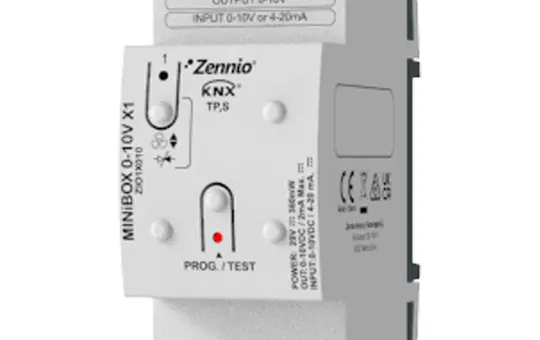 ZENNIO ZIO1X010 KNX-Universalaktor MINiBOX 0-10 V 1-fach