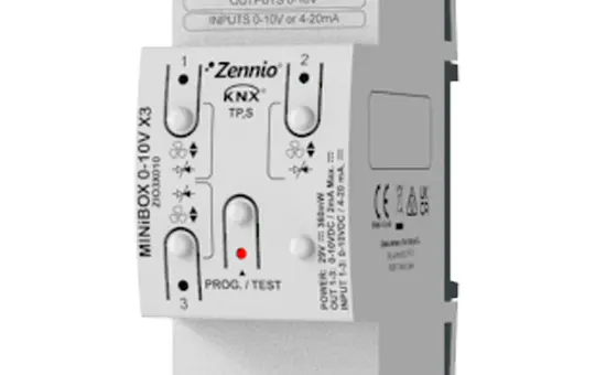 ZENNIO ZIO3X010 KNX-Universalaktor MINiBOX 0-10 V 3-fach