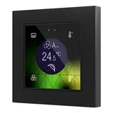 ZENNIO ZVIF55DV2 KNX-Tastsensor Flat 55 4-fach, mit Display | schwarz