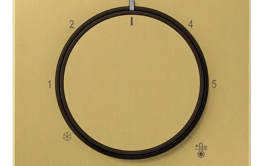 JUNG ME1749C RTR-Abdeckung Serie LS Standard | messing classic