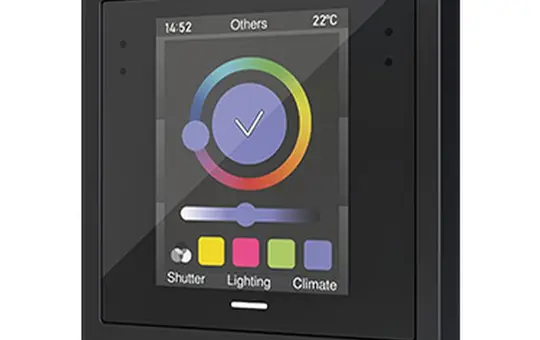 ZENNIO ZVIZ28A KNX-Touchpanel Z28 schwarz | 2,8 Zoll