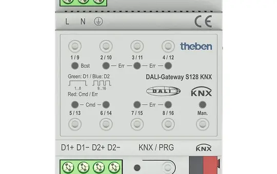 THEBEN DALI-Gateway S128 KNX 2-fach, Standard