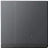 GVS CHPB-04/02.1.21 KNX-Tastsensor WALTZ 2-fach, Aluminium | schwarz