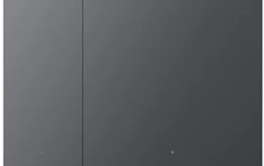 GVS CHPB-04/02.1.21 KNX-Tastsensor WALTZ 2-fach, Aluminium | schwarz