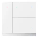 GVS CHPB-06/02.1.20 KNX-Tastsensor WALTZ 3-fach, Aluminium | weiß