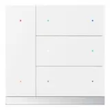 GVS CHPB-08/02.1.20 KNX-Tastsensor WALTZ 4-fach, Aluminium | weiß