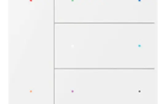 GVS CHPB-08/02.1.20 KNX-Tastsensor WALTZ 4-fach, Aluminium | weiß