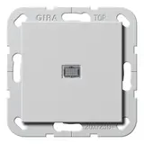GIRA 2834015 Kontrollschalter System 55 Ausschalter, 2-polig, GB | grau matt