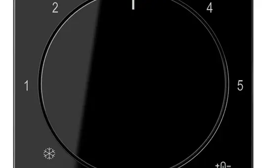 JUNG A1749BFSW RTR-Abdeckung Serie A Standard | schwarz