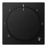 JUNG A1749BFSWM RTR-Abdeckung Serie A Standard | graphitschwarz matt