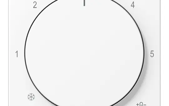 JUNG A1749BFWWM RTR-Abdeckung Serie A Standard | schneeweiß matt