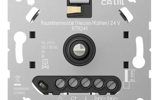 JUNG RTR241 Raumthermostat 24 V Heizen, Kühlen