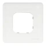 EKEY 203105 xLine Rahmen 1-fach, satiniertes Glas | weiß