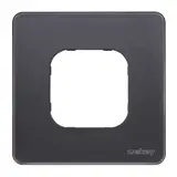 EKEY 203106 xLine Rahmen 1-fach, satiniertes Glas | schwarz