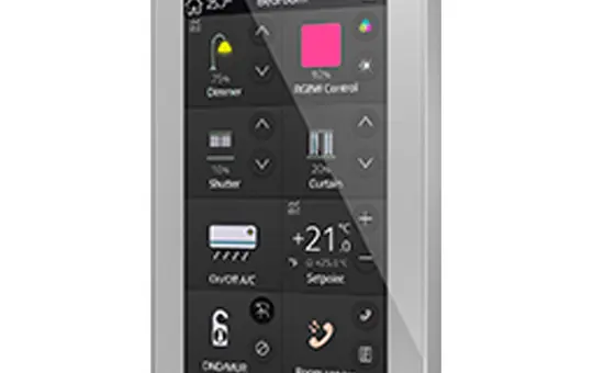 ZENNIO ZVIZ50S KNX-Touchpanel silber | 5 Zoll