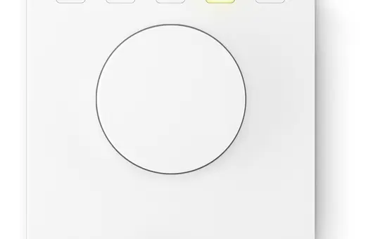 LUNATONE 86459338-5T-APP-PS-L4 DALI-2 ROT Touch App Cont. 5-fach, RGB, Szenen, Busversorgung | verkehrsweiß