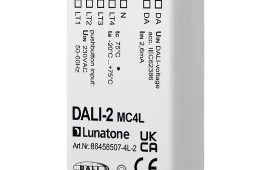 LUNATONE 86458507-4L-2-app DALI-2 Steuermodul Apllication Controller aktiviert