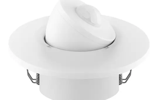 LUNATONE 86458670-W16-ZD DALI-2-Präsenzmelder Deckeneinbau | verkehrsweiß | 12 m