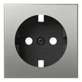 GIRA 4920600 Abdeckung SCHUKO-Steckdose System 55 Standard | edelstahl