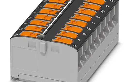 PHOENIX 1019581 Verteilerblock PTVFIX 18-fach | schwarz | 2,5 mm²