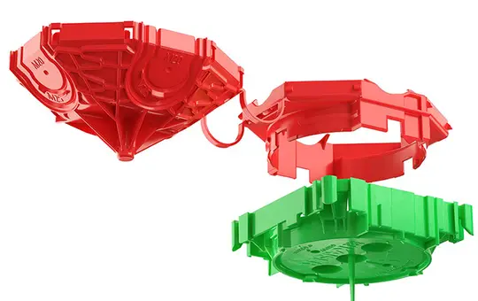 KAISER 1249-11 B¹ Deckendose 45° 2-teilig Ortbeton | 60 mm