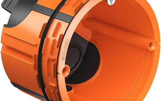 KAISER 9264-12 Hohlwand Geräte-Verbindungsdose O-range ECON Standard | 62 mm