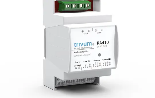 TRIVUM RA410v2 Verstärker für Hutschiene 2x 40 W an 8 Ohm