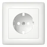 GIRA 492904 Abdeckung SCHUKO-Steckdose Vollplatte System 55 Standard | reinweiß seidenmatt