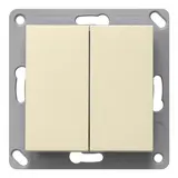 GIRA 517801 KNX-RF-Tastsensor System 55 2-fach | cremeweiß glänzend