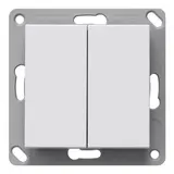 GIRA 517827 KNX-RF-Tastsensor System 55 2-fach | reinweiß seidenmatt