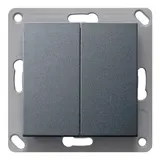 GIRA 517828 KNX-RF-Tastsensor System 55 2-fach | anthrazit